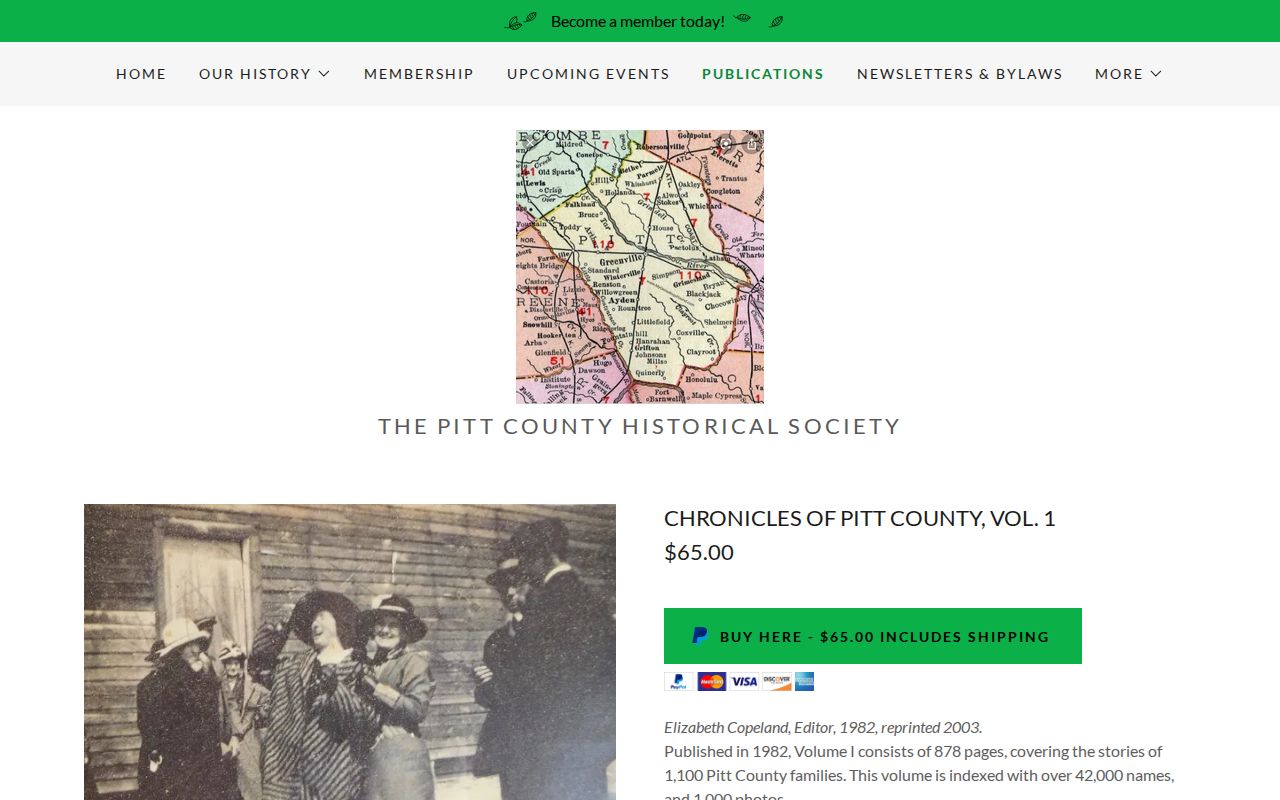 Greenville city directory family research with Pitt County Historical Society Chronicles volumes