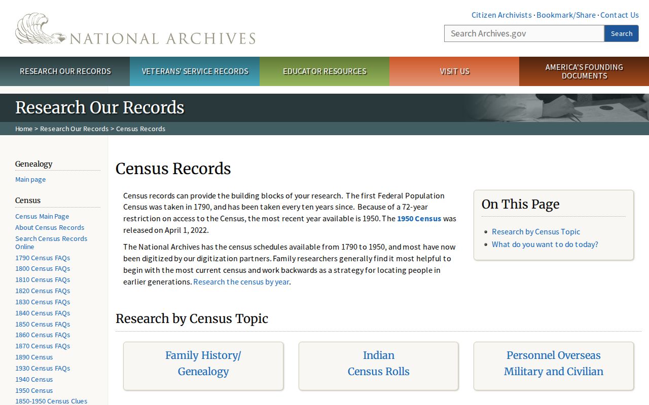 Greenville previous residents household research using National Archives census schedules